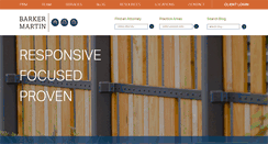 Desktop Screenshot of barkermartin.com